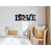 Fotorámik na stenu LOVE (Dimensions du tableau 13 x 39 cm, Couleur du tableau Anthracite)