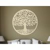 Tableau mural Arbre de vie Abondance (Couleur du tableau Gris, Dimensions du tableau 20 x 20 cm)