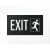 Nálepka Únikový východ / EXIT (Dimensions du tableau 12,5 x 22,5 cm, Couleur du tableau Anthracite)