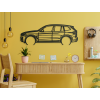 Moderná nálepka BMW X3 (Dimensions du tableau 47,5 x 133 cm, Couleur du tableau Anthracite)