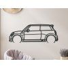 Nálepka Mini Cooper 13 (Dimensions du tableau 50 x 133 cm, Couleur du tableau Anthracite)