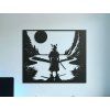 Tableau mural Guerrier lunaire (Couleur du tableau Gris, Dimensions du tableau 37 x 44,5 cm)