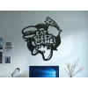 Nálepka na stenu Eat Sleep Game (Dimensions du tableau 89 x 81,5 cm, Couleur du tableau Anthracite)