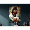 71136 obraz dobry pastier format du tableau a1 couleur du cadre sans cadre finition 3d