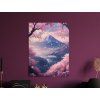 Obraz Romantická Fuji (Format du tableau A1, Couleur du cadre Sans cadre, Finition 3D)