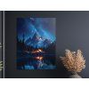 Obraz Chata pod horami (Format du tableau A1, Couleur du cadre Sans cadre, Finition 3D)