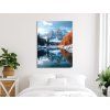 71196 5 obraz studene jazero v horach format du tableau a1 couleur du cadre sans cadre finition 3d