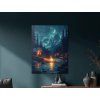 71253 obraz ticho pod horami format du tableau a1 couleur du cadre sans cadre finition 3d