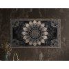 Mandala mural Profondeur du silence (Dimensions du tableau 34 x 60 cm, Finition Mate)
