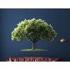 Arbre de vie Gaufrage (Dimensions du tableau 31 x 44 cm, Finition Mate)