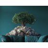 Arbre de vie Forteresse (Dimensions du tableau 31 x 49 cm, Finition Mate)