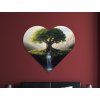 Arbre de vie du cœur Source (Dimensions du tableau 31,5 x 35 cm, Finition Mate)