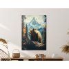 71526 obraz strazca udolia format du tableau a1 couleur du cadre sans cadre finition 3d
