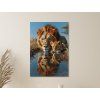 71559 obraz levy v odraze format du tableau a1 couleur du cadre sans cadre finition 3d