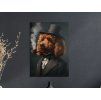 71616 obraz elegantny pudel format du tableau a1 couleur du cadre sans cadre finition 3d