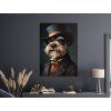 Obraz na stenu Bradáč aristokrat (Format du tableau A1, Couleur du cadre Sans cadre, Finition 3D)