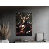 71661 obraz jelen gentleman format du tableau a1 couleur du cadre sans cadre finition 3d