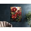 71685 5 obraz mozaika vasnivych ruzi format du tableau a1 couleur du cadre sans cadre finition 3d
