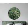 Tableau rond Rosa (Dimensions du tableau 33 x 33 cm, Finition Mate)