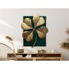 Obraz Zlatý štvorlístok (Dimensions du tableau 89 x 73 cm, Finition 3D)