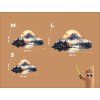Obraz Domov pod horami (Dimensions du tableau 69 x 125 cm, Finition 3D)