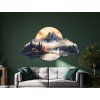 Obraz Domov pod horami (Dimensions du tableau 69 x 125 cm, Finition 3D)