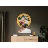 Tableau Muse florale (Dimensions du tableau 42 x 31 cm, Finition Mate)