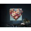 Obraz Srdce v kvete (Dimensions du tableau 80 x 89 cm, Finition 3D)