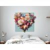 Obraz Srdce v kvete (Dimensions du tableau 80 x 89 cm, Finition 3D)