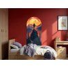 Tableau mural Ascension vers le sommet (Dimensions du tableau 49 x 25 cm, Finition Mate)