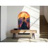 Tableau mural Ascension vers le sommet (Dimensions du tableau 49 x 25 cm, Finition Mate)