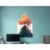 Tableau Au sommet (Dimensions du tableau 43,5 x 27 cm, Finition Mate)