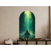 Obraz Meditácia na jazere (Dimensions du tableau 130 x 65 cm, Finition 3D)