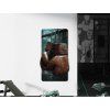 Tableau Gants de boxe (Dimensions du tableau 38 x 21,5 cm, Finition Mate)
