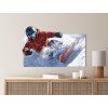 Obraz na stenu Jazda snowboardistu (Dimensions du tableau 67 x 105 cm, Finition 3D)