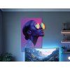 Tableau Reflet arc-en-ciel (Dimensions du tableau 42 x 30 cm, Finition Mate)