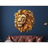 Tableau mural Lion majestueux (Dimensions du tableau 42 x 39 cm, Finition Mate)