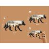 Tableau mural Horizon du loup (Dimensions du tableau 30 x 60 cm, Finition Mate)