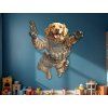 Tableau mural Retriever tactique (Dimensions du tableau 37,5 x 34,5 cm, Finition Mate)