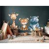 Ensemble de tableaux muraux Adorables amis (Dimensions du tableau 41 x 70 cm, Finition Mate)