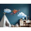 Detský obraz Let šteniatok (Dimensions du tableau 78 x 200 cm, Finition 3D)
