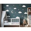Sada nálepiek na stenu Nočná obloha (Dimensions du tableau 89 x 176 cm, Finition 3D)