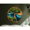 Arbre de vie en mousse Couronne (impression UV) (Dimensions du tableau 33,5 x 33,5 cm, Finition Mate)