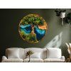 Arbre de vie en mousse Couronne (impression UV) (Dimensions du tableau 33,5 x 33,5 cm, Finition Mate)