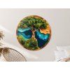 Arbre de vie en mousse Couronne (impression UV) (Dimensions du tableau 33,5 x 33,5 cm, Finition Mate)