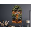 Strom života Deväť svetov (Dimensions du tableau 110 x 60 cm, Finition 3D)