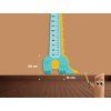 Meter do detskej izby Dino (Dimensions du tableau 189,5 x 80 cm, Finition Brillante)