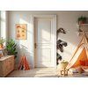 Décoration murale Dinosaures (Dimensions du tableau 98 x 27,5 cm, Finition Mate)
