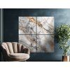 Viacdielny mramorový obraz Elegant (Dimensions du tableau 180 x 180 cm, Finition 3D)