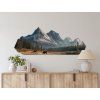Tableau mural Prairie aux ours (Dimensions du tableau 24 x 63 cm, Finition Mate)
